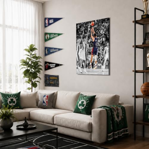 Basketball Canvas Wall Art - Stephen Curry 3-Point Shot 8x10