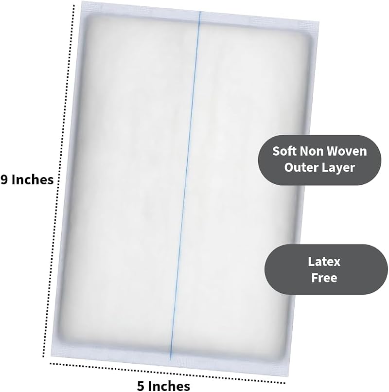 Vakly ABD Pads 5x9 Sterile – 100 Pack, Extra Absorbent Non-Adherent Wound Dressings