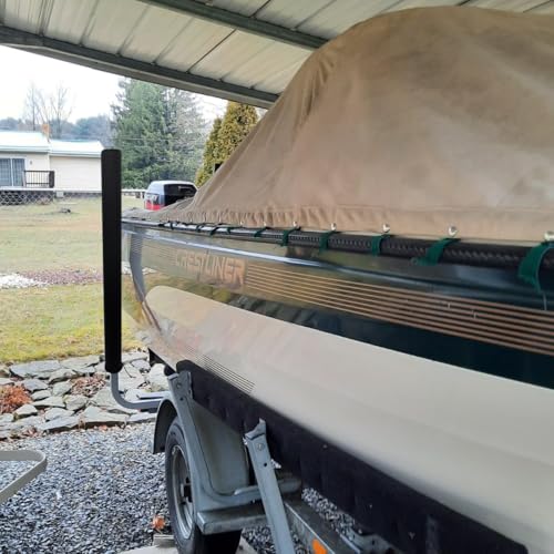 Xumbtvs 59 Inch Boat Trailer Guide Pole Covers, 2 Pcs Neoprene Heavy Duty Protective Covers