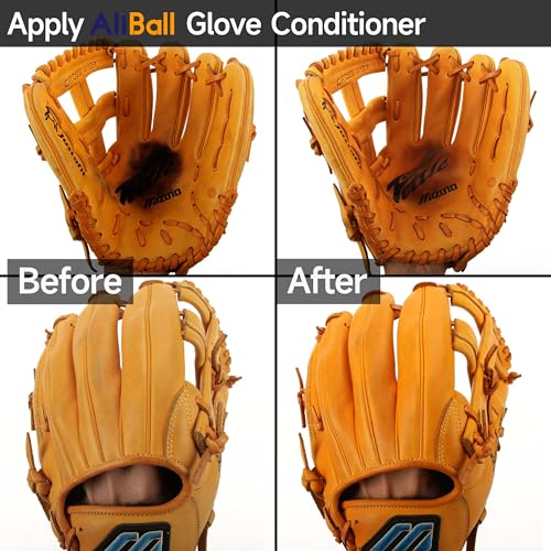 Baseball Glove Conditioner Cream - 2.82 Ounces, Natural Leather Care