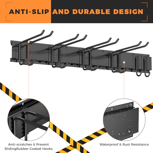 Garage Storage Organization System Ski Wall Rack Skis Mount Hanger Home Shed and Garage Snowboard Wall Rack System Holds Up to 350lbs
