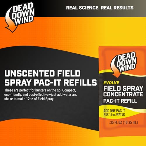 Scent Control Field Spray Refills - Unscented Hunting Spray (3 Pack)