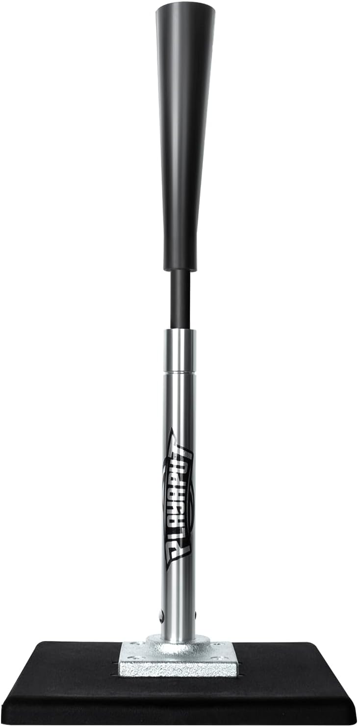 PLAYAPUT Baseball Batting Tee - Height Adjustable 20-27 Inches for Kids | Durable Rubber Top & Heavy-Duty Base
