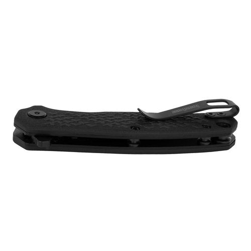 Kershaw Conduit Pocket Knife, All-Black, 2.9 Inch Stainless Steel Partially Serrated Spear Point Blade, EDC with Assisted Opening, Reversible Pocketclip Everyday Carry Pocket Knife for Men and Women