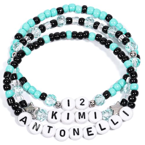 F1 Inspired Beaded Bracelet Set - Jewelry Gifts for Fans