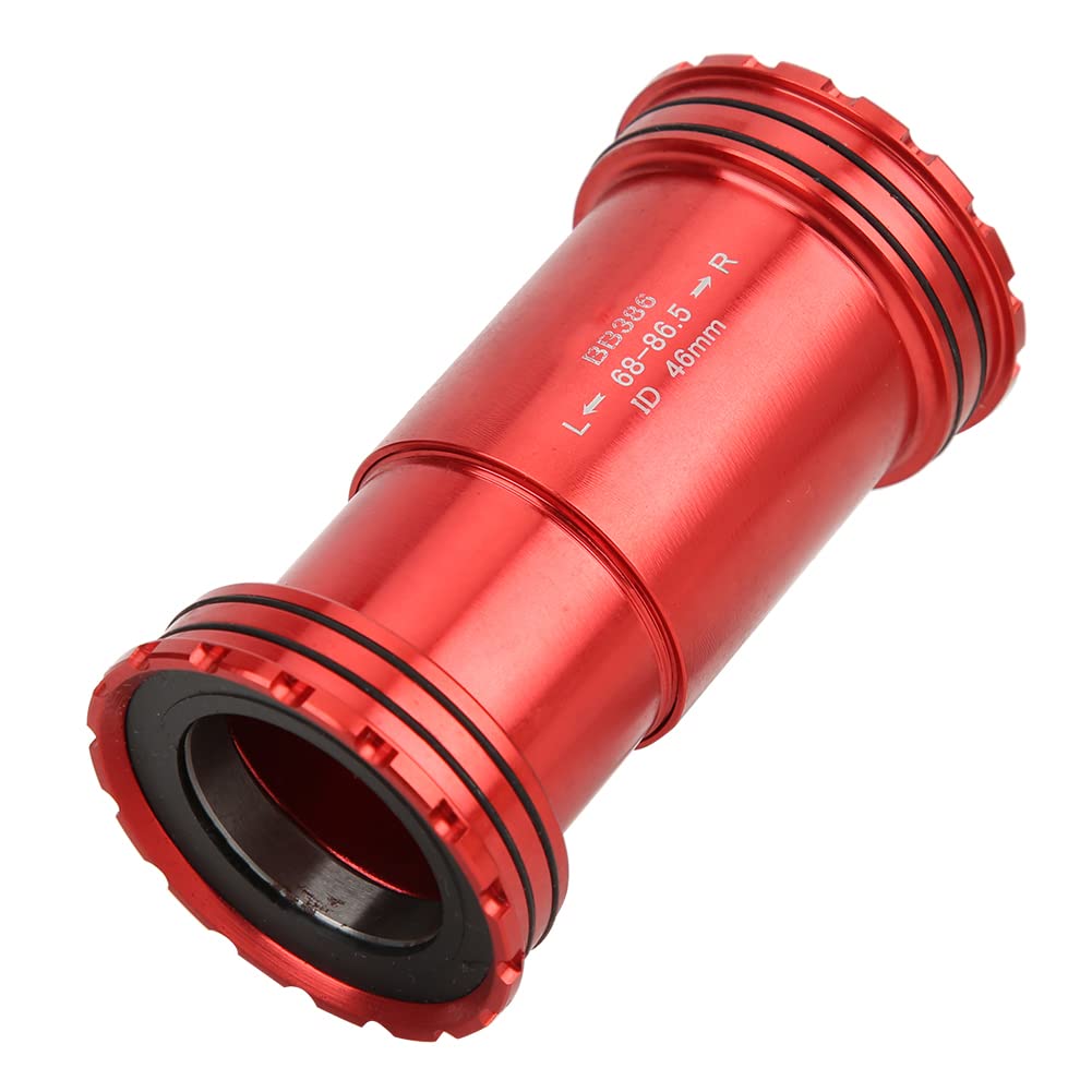 Shipenophy BB386 EVO PF30 High durability BB386 EVO PF30 Alloy Frame Bottom Bracket Accessory for Home Entertainment for School Sports(red)