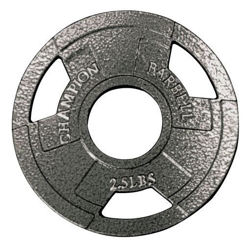 Champion Olympic Grip Plate, 2.5 lbs