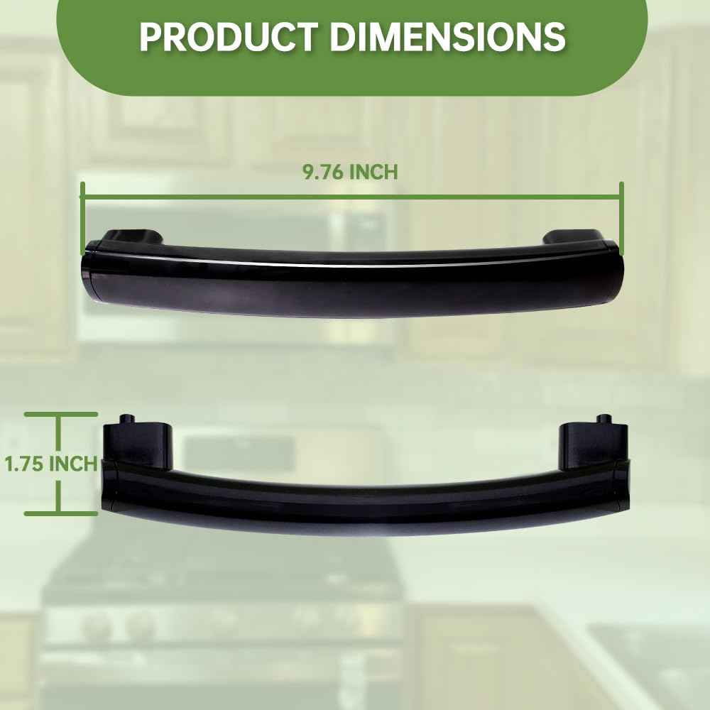 CAMOLIKOS WB15X10275 with WB06X10939 Microwave Door Handle Replacement Kit Fits for GE AP5790514 PS8754172 261300714904