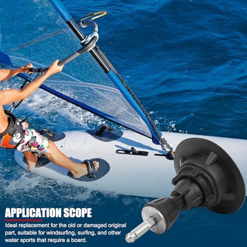 Adjustable Windsurfing Mast Base with 360° Rotation - Universal Fit