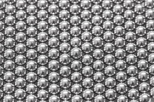 3/16 Inch Chrome Steel Bearing Balls, Grade 25 - 100 Pack