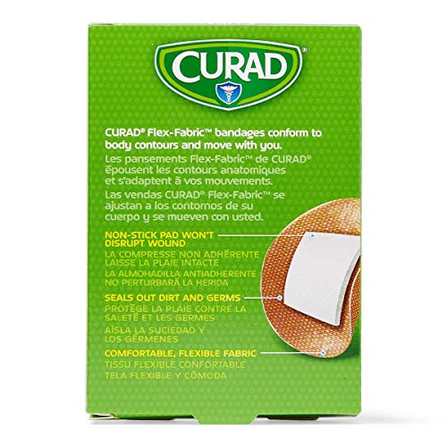 Flex Fabric Spot Adhesive Bandages - 7/8 Inch Diameter, 100 Count Box