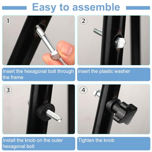 Universal Rollator Walker Replacement Knobs - 2 Sets
