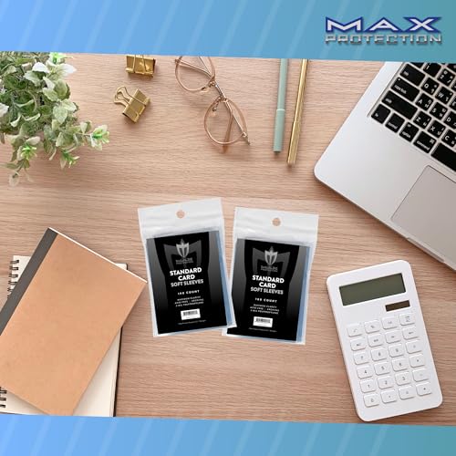 Premium Card Sleeves - Clear Soft Protection - 100 Count