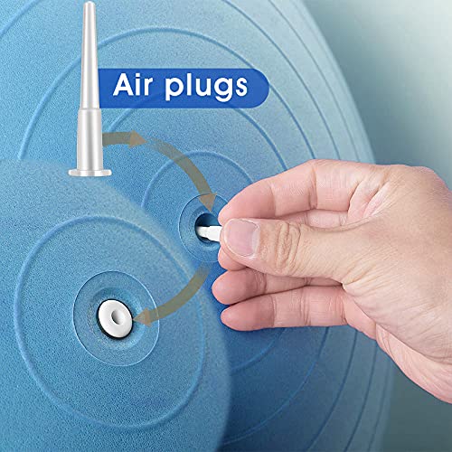 Yoga Ball Plug Replacement Kit - 5 Air Stoppers and 1 Plug Remover Tool