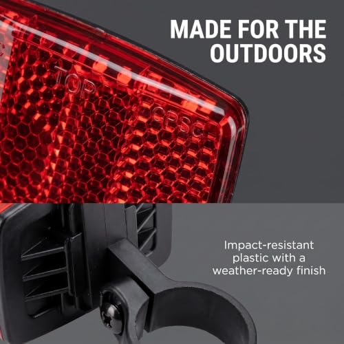 Bike Rear Reflector Light - High-Visibility Safety Reflector