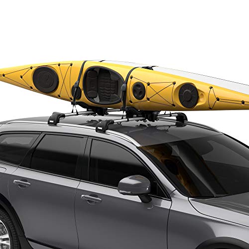 Kayak and SUP Roof Rack - J-Style Carrier, 130lb Capacity