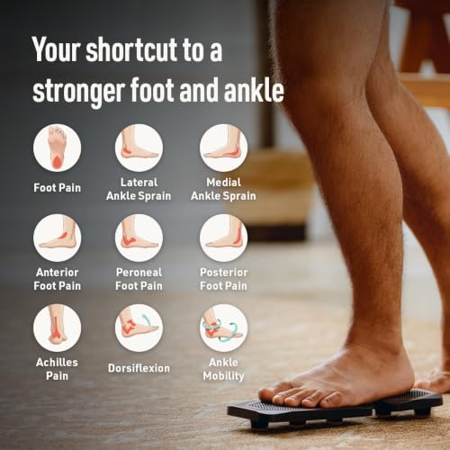 AxisBoard Balance Board for Foot & Ankle Rehab | 10-Day PT Program