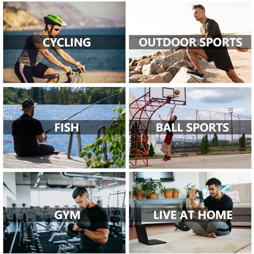 Athletic Workout Shirts for Men - Quick Dry Short Sleeve T-Shirts - X-Large / Black, Navy Blue, Azure, Burgundy, Army Green