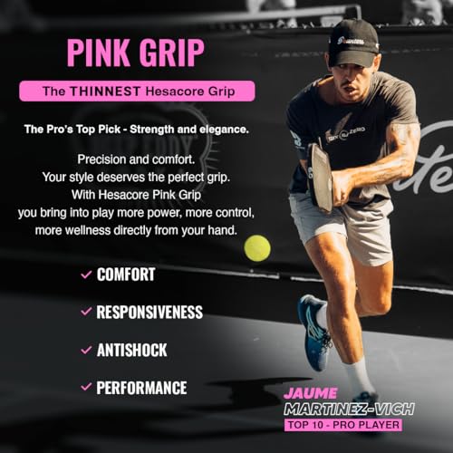 Hesacore Pickleball Paddle Grip 5.25in XS - Reduces Vibration & Improves Grip