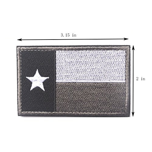 Texas State Flag Tactical Morale Patch - Desert Badge - D
