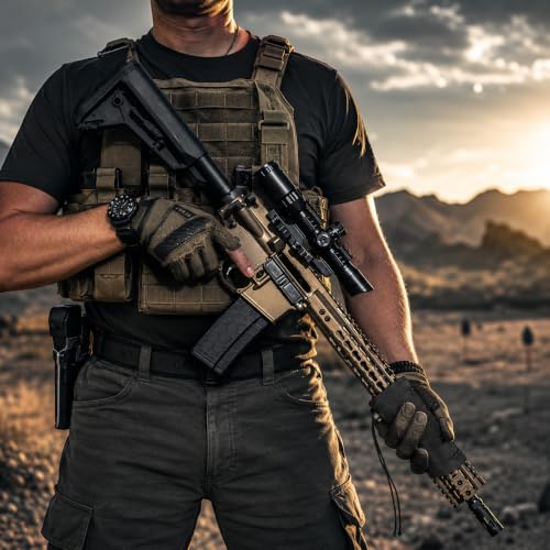 Gotical Fiber Rail Heat Shield Wrap for Rifle Rails—Free Float & Drop-In, 1800°F