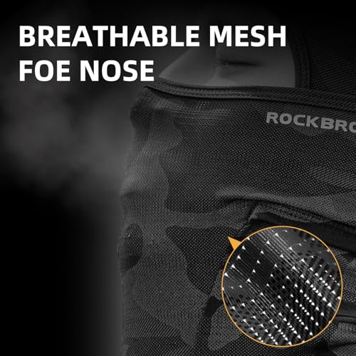 Cooling Balaclava Face Mask with UV Protection - Black, Blue & Grey