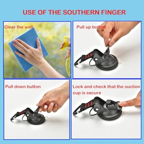 Heavy-Duty Suction Cup Anchors with Hooks – 4Pack Car Camping Tarp Tension & Window Mounts