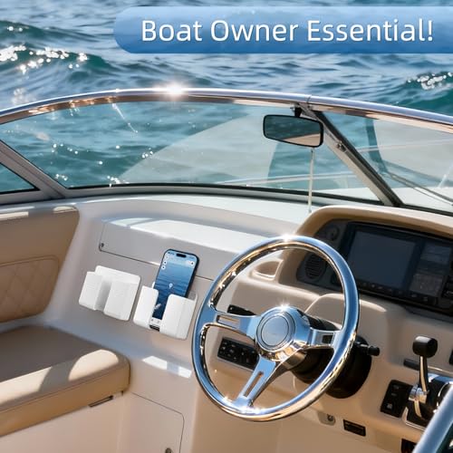 Phone Wall Holder - 2-Pack White RV & Boat Accessories