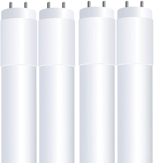 Feit Electric 4ft T8 LED Bulbs - 32W/40W Replacement, 3000K Warm White, 50,000-Hr Lifetime, Ballast Compatible - 4 Pack