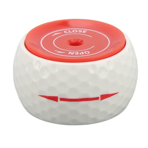 Jopwkuin Practice Putting Ball, Adjustable Weight Putting Practice Trainer Ball Wheel with Instant Feedback, Like 6 Gravity Rings Plastic for Experts