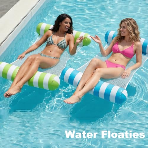ANNIL 5 Pack Pool Floats Hammock