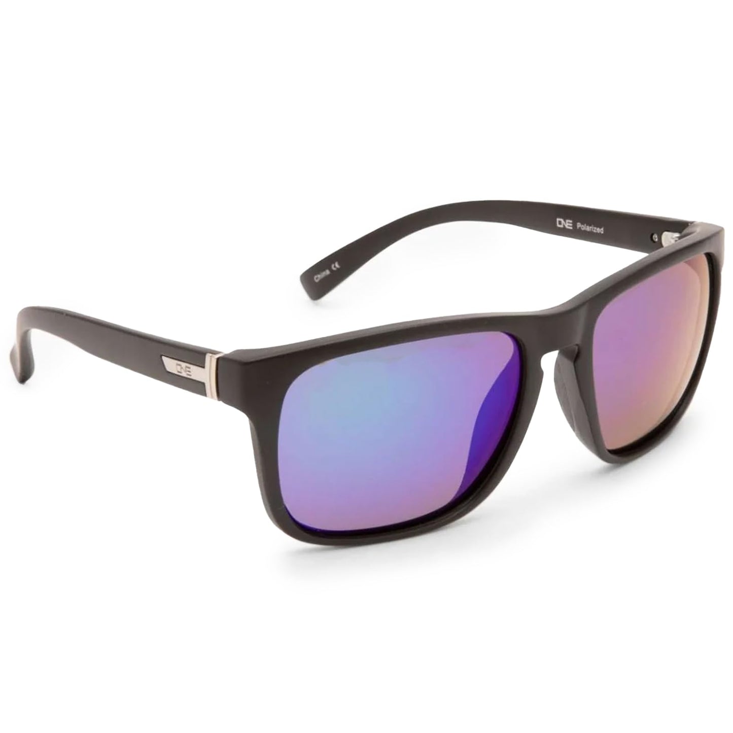 Optic Nerve - 2022 Premium & Affordable Polarized Wrap-Around Rectangle Sunglasses for Men/Women, Ziggy Edition with Matte Black Frame/Smoke/Green Mirror Lens