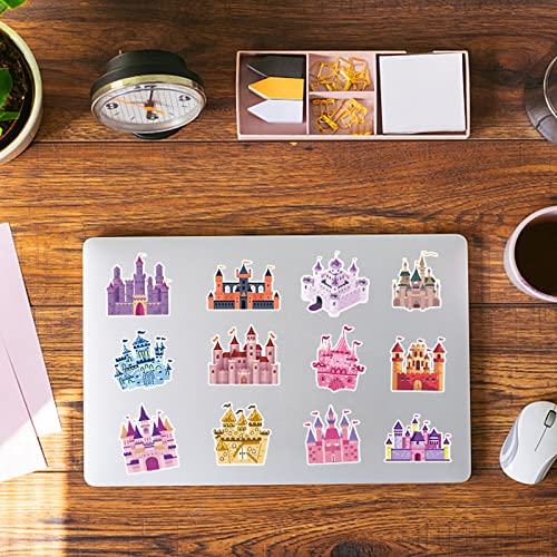 40Pcs Castle Stickers - Waterproof Vinyl Decals for Kids & Adults