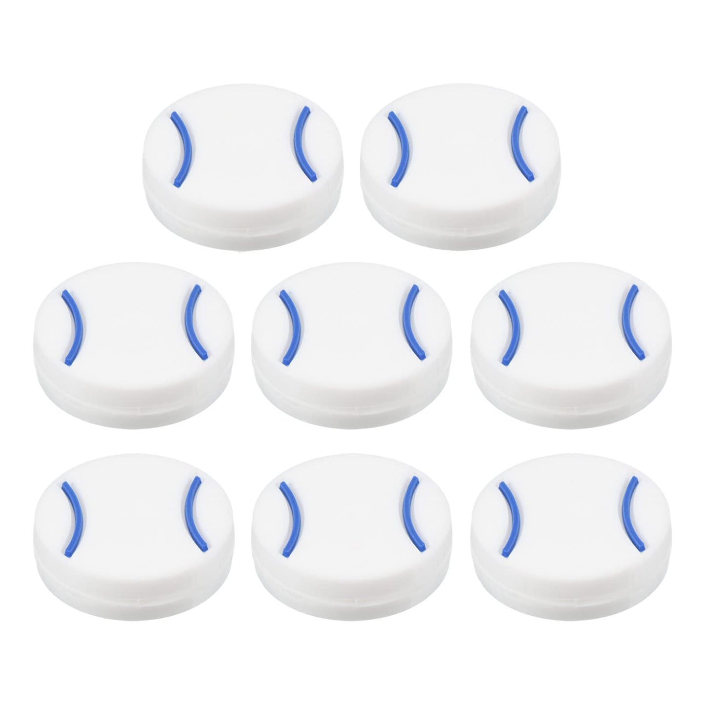 PATIKIL Tennis Racket Vibration Dampener, 8 Pack Soft Silicone Racquet Shock Absorber String Damping, White
