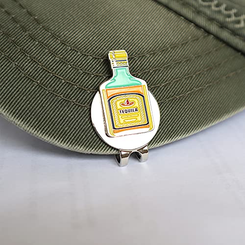 Golf Ball Markers - 5 Funny Novelty Designs - Tequila
