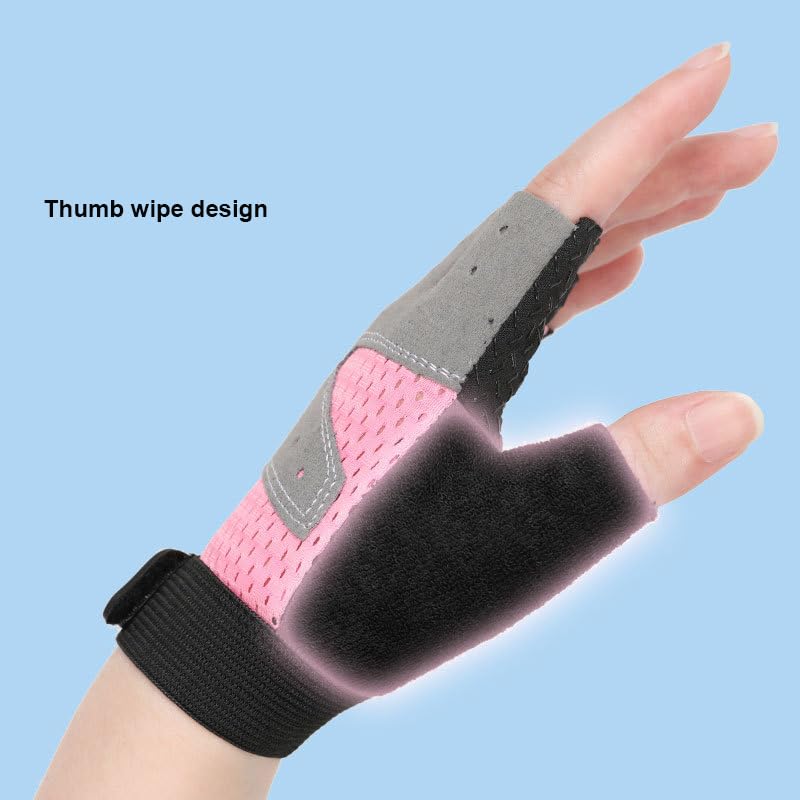 Breathable Workout Gloves for Women - Weight Lifting, Pink, Medium
