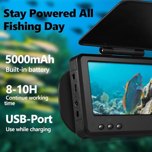 2026 𝐍𝐄𝐖 Ice Fishing Camera, Camera Underwater Portable Fish Finder