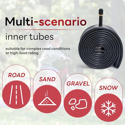 18x1.75-2.25 Heavy Duty Bicycle Inner Tube with Schrader Valve