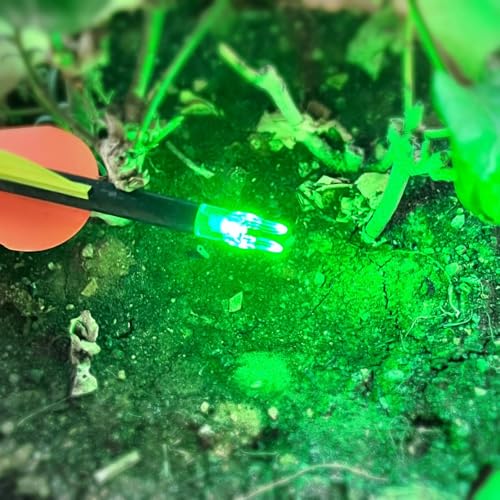 Lighted Arrow Nocks - 6PCS for 0.165 to 0.246" Arrows with Screwdriver