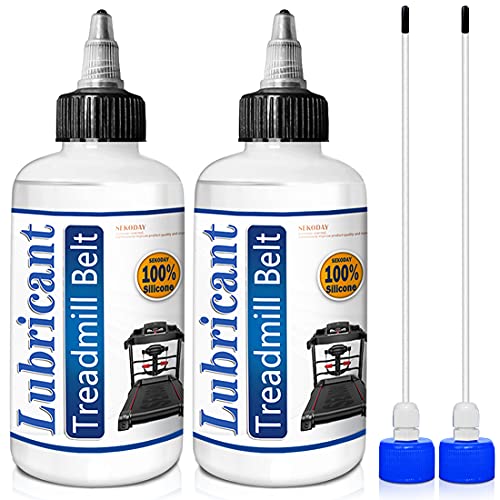 Silicone Treadmill Belt Lubricant Kit - 8.4 Oz with Precision Tips