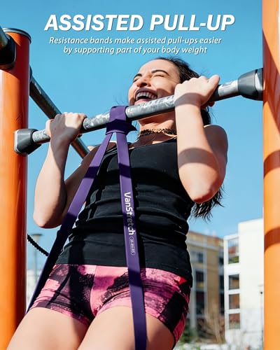 5-Level Resistance Bands Set - Colorful Elastic Exercise Bands