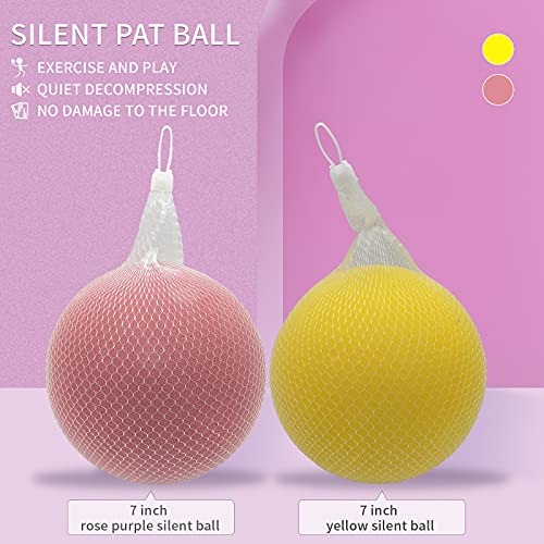 Buhoet 7-Inch Yellow Foam Ball for Kids, Soft, Bouncy, Lightweight & Safe