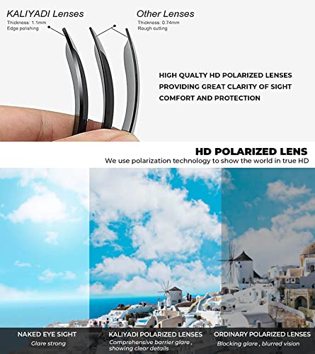 Polarized Sunglasses for Men - UV Protection for Driving & Fishing