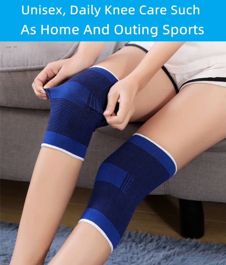 Knee Compression Sleeve - Medium Blue Knee Brace Support
