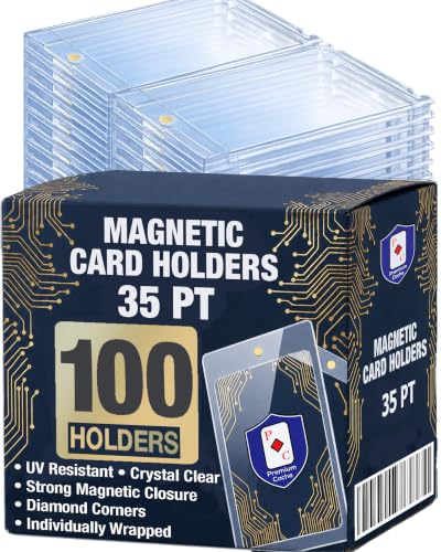 Magnetic Card Holder for Trading Cards - 35PT 100ct Case