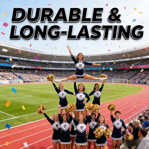 Cheerleading Pom Pom Holder - 1 PCS Black, Crush-Proof Design