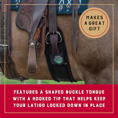 Smart Cinch with Felt Lining for Western Saddle - 30-Inch Black
