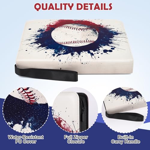 9-Pocket Baseball Card Binder, 900-Card Capacity with 50 Removable