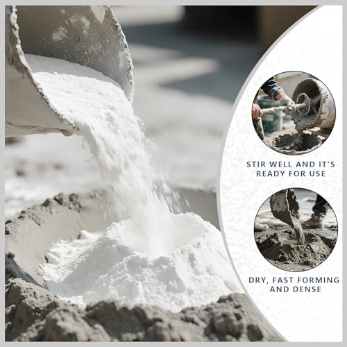 Concrete Anti-Skid Additive with Aluminum Oxide ? 8 oz | Non-Slip Surface Coating | Durable Traction for Floors, Steps, and Driveways | Easy to Mix, Long-Lasting Grip (8 oz)