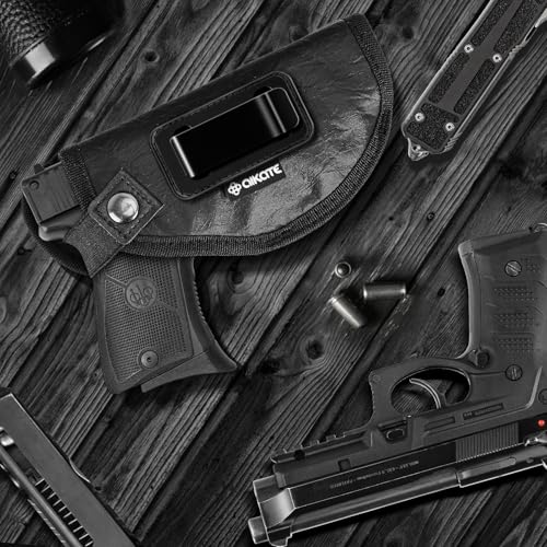 Concealed Carry ECO Leather Gun Holster - Medium, Right Hand